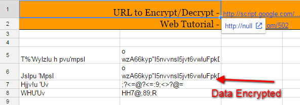 Data Encrypted