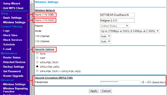 netgear password